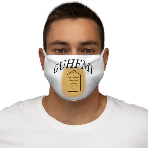 Unchanging Ministry Snug-Fit Polyester Face Mask (Black Logo)